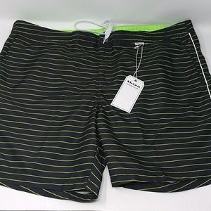 Ibiza Ocean Club Mens Horizontal Stripe Swim Trunk